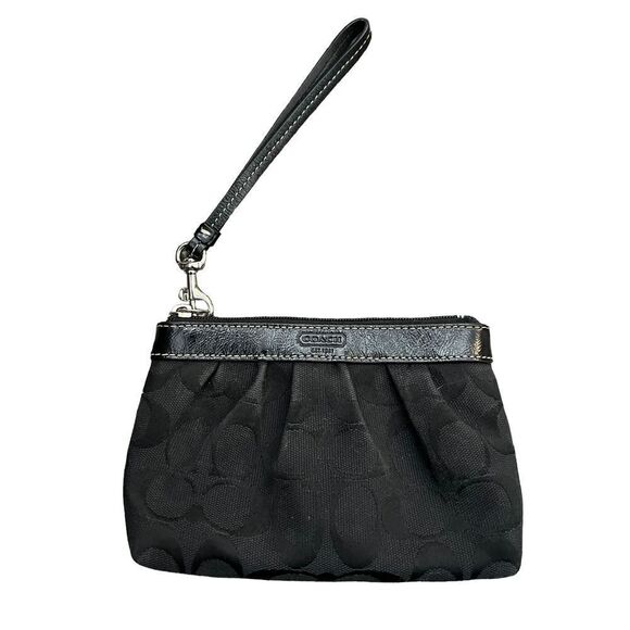 Coach Black Wristlet  - Picture 1 of 4